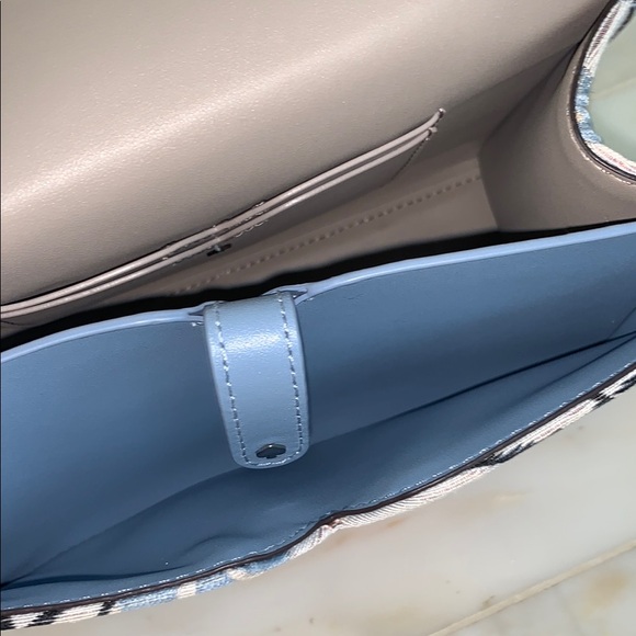 Kate Spade Mini Lovitt Floral jacquard crossbody Bag with jeweled buckle - Picture 9 of 9